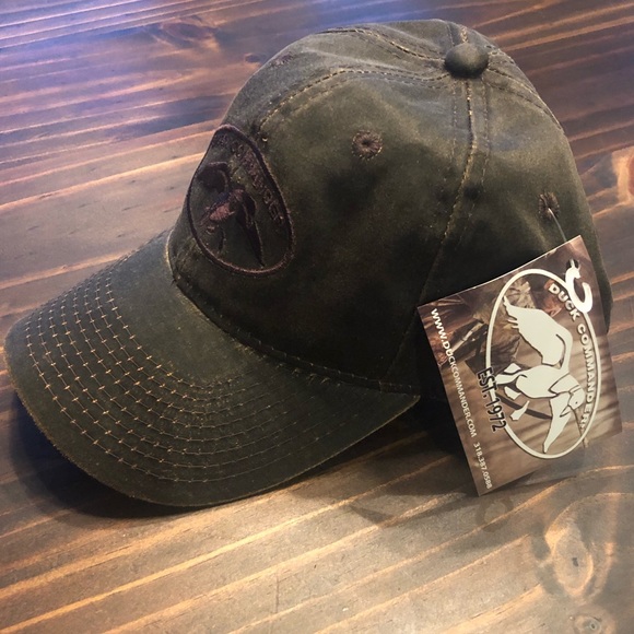 Nwt Duck Commander Hat Brown Waxed Os 